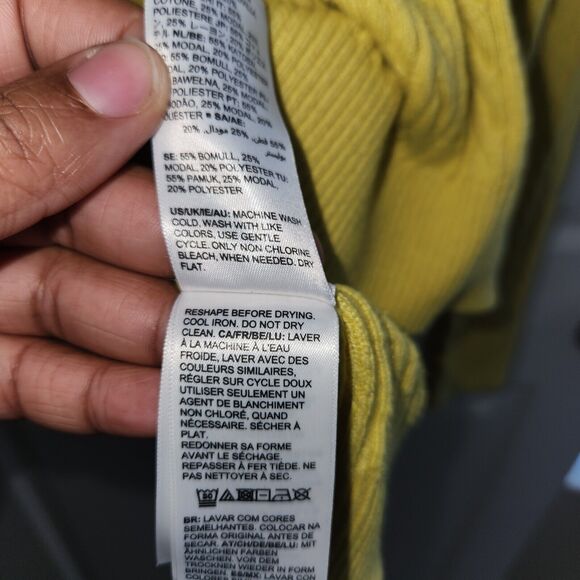 Amazon Essentials Womens XXL Yellow Crew Neck Pullover Sweater Fall Winter - Picture 5 of 5